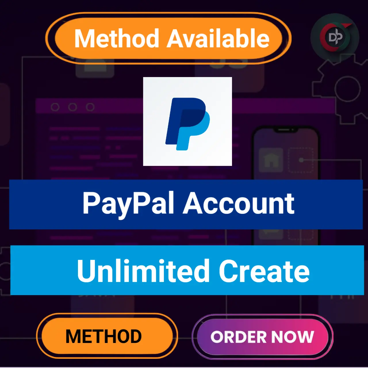 USA Unlimited Paypal Account Create Method