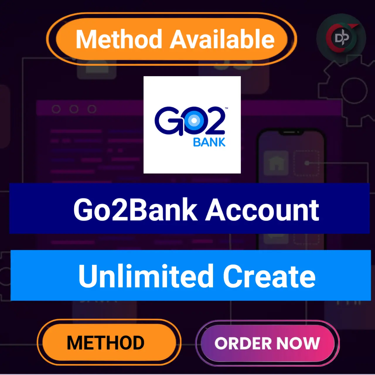 Unlimited Go2 Bank Create Method