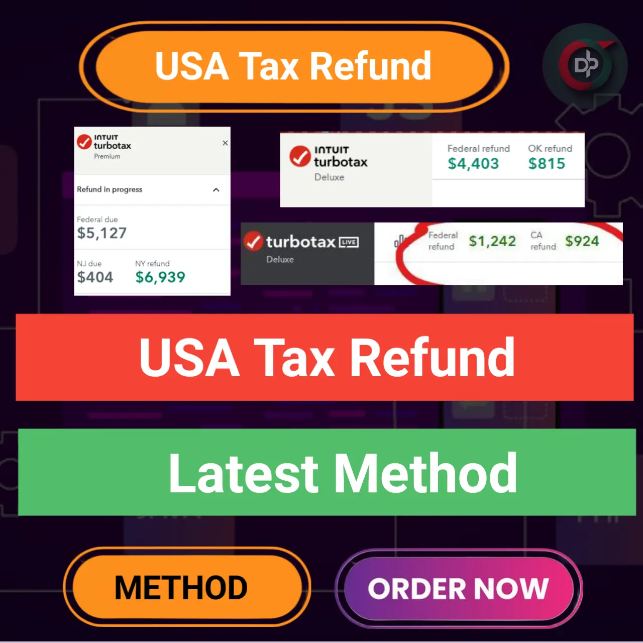 Usa Tax Refund Method