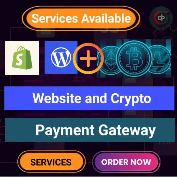 Website and Crypto Payment Gateway Services Combo