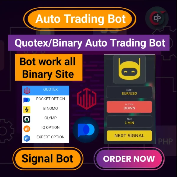 Quotex/Binary Auto Trading/Signal Bot