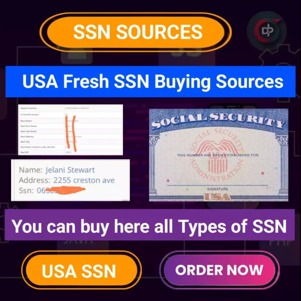 USA Fresh SSN Buying Sources Available 