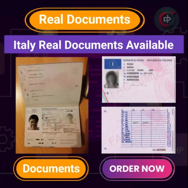 Italy Real Documents Available