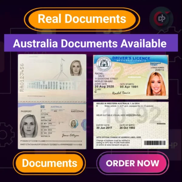 Australia Real Documents Available